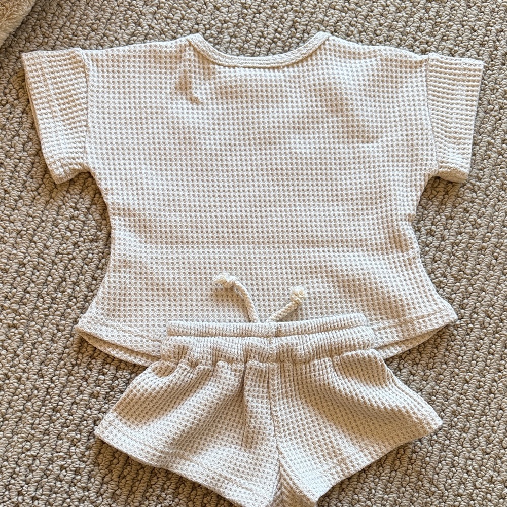 Cream Kids Matching Set by Rivi & Kin - Picture 3 of 3